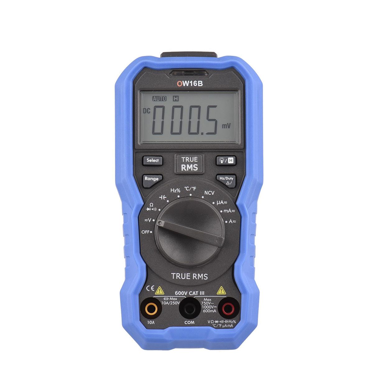 OWON OW16B Digital BT Multimeter with Offline Record 5999 Counts True RMS Auto-ranging Multifunction Electrical Tester with Backlight Voltage Meter NCV Test Measuring Temperature/ AC DC   Voltage Current/ Capacitance/ Resista