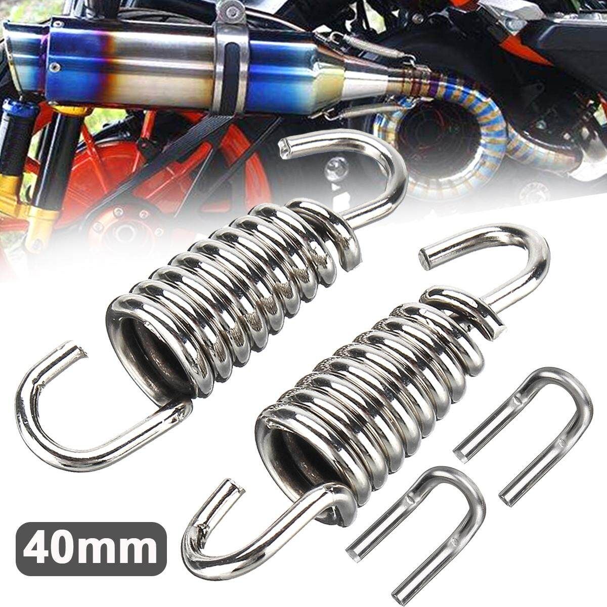 1 Pair Stainless Steel Exhaust Springs 40mm / Expansion Chambers Manifold Link Pipe
