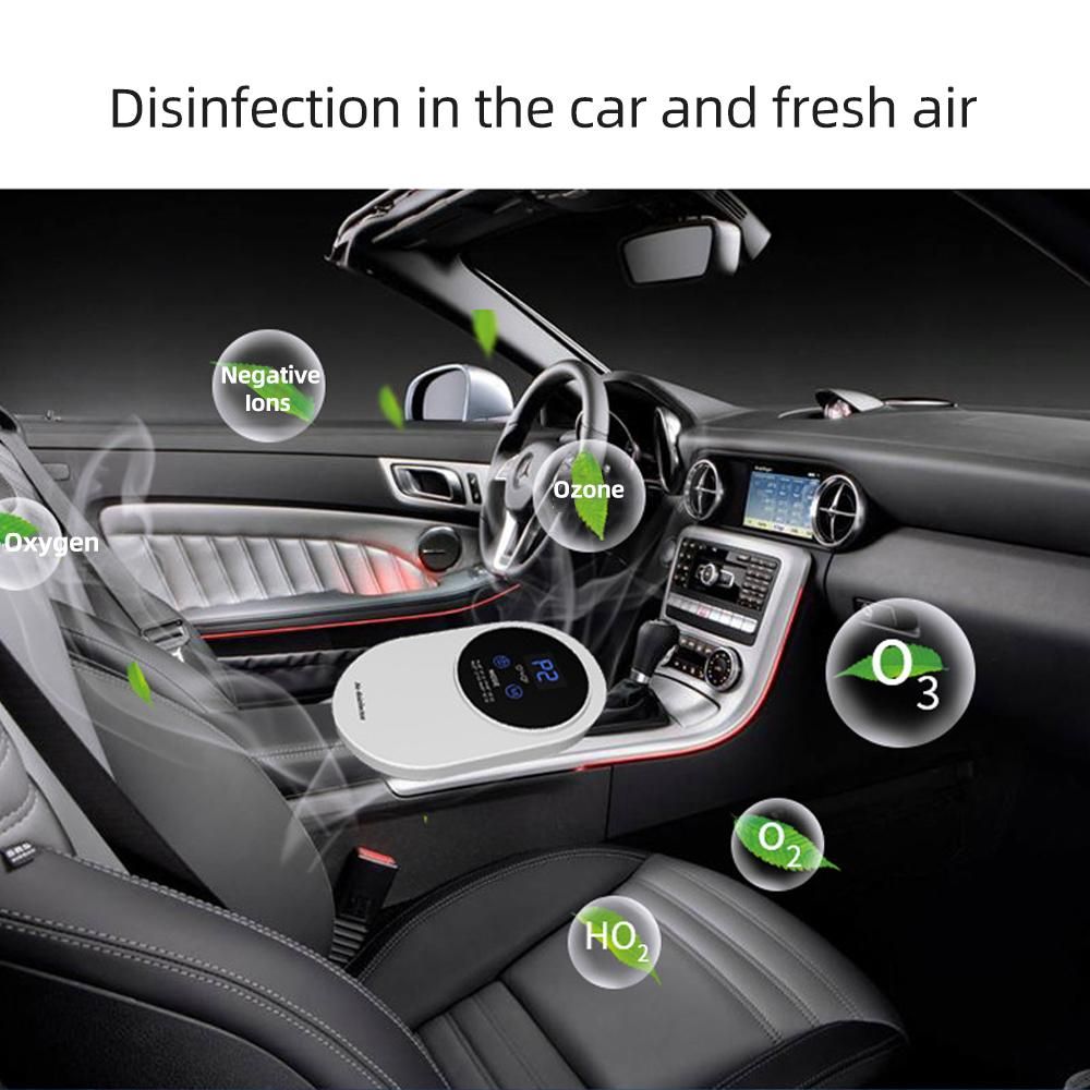 Air Purifier USB Multifunctional Household Mini 100mg/h 360° Negative Ion Ozone Machine Household Pet Deodorizer Car Indoor Antivirus