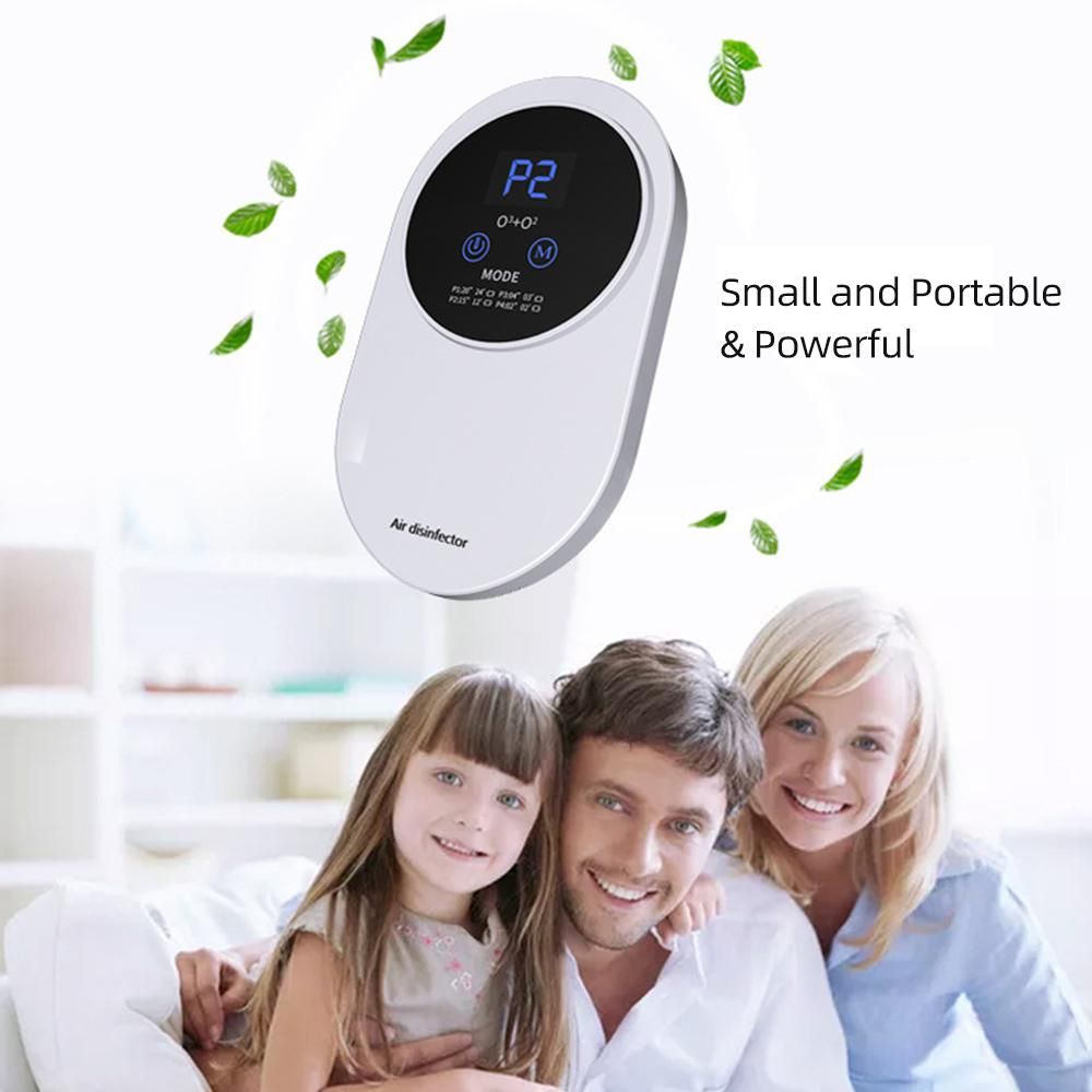 Air Purifier USB Multifunctional Household Mini 100mg/h 360° Negative Ion Ozone Machine Household Pet Deodorizer Car Indoor Antivirus
