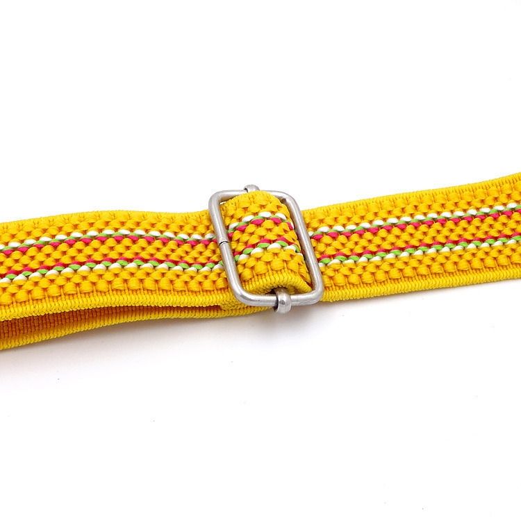 Candy-colored 8-Character Clasp Elastic Braided Belt For Children(Sky Blue)