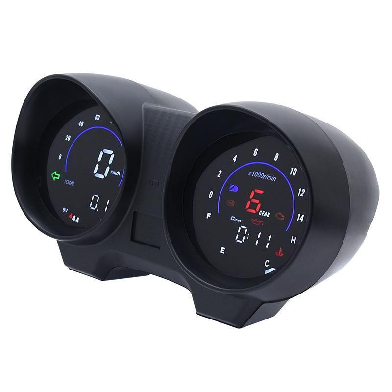 LED Digital Speedometer Motorcycle For Brazil TITAN 150 CG150 Fan150 RPM Meter  With Bluetooth Waterproof Fogproof Shockproof