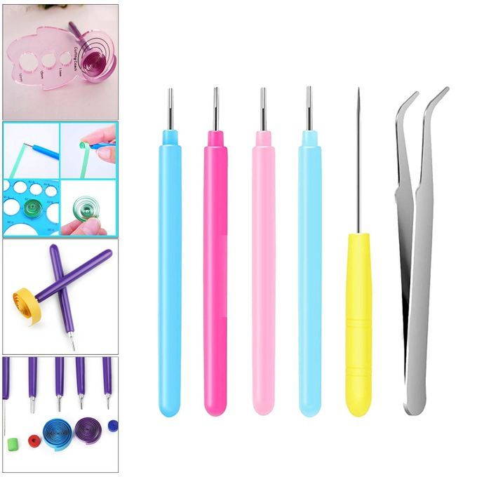 Slotted Quilling Tools Quilling Supplies Hand Craft DIY Tool 6 Pieces