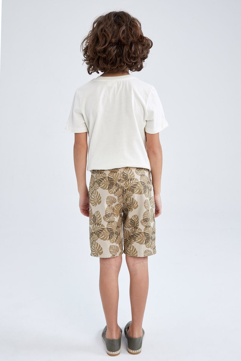 Boy - Regular Fit Woven Short - Beige