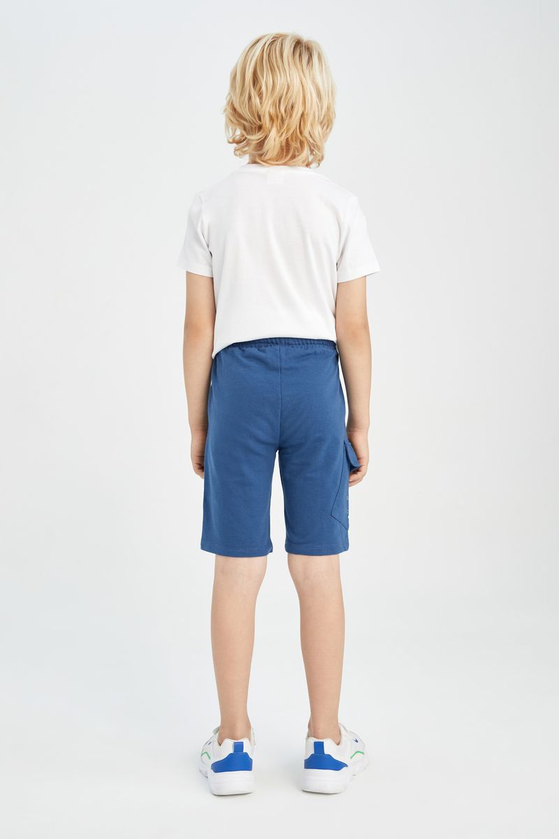 Boy - Knitted Bottom Short - Indigo