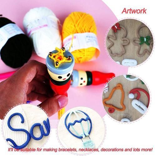 French Knitter Tool 2 Pack, Wooden Knitting Dolly