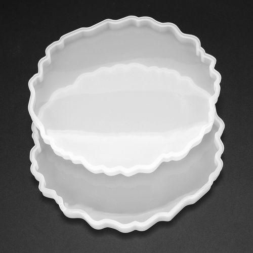 4 Pcs Silicone Agate Coaster Resin Casting