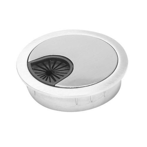 PC Computer Stainless Steel 50 Mm Diameter Desk Grommet