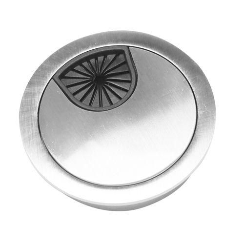 PC Computer Stainless Steel 50 Mm Diameter Desk Grommet