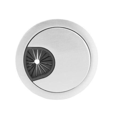 PC Computer Stainless Steel 50 Mm Diameter Desk Grommet