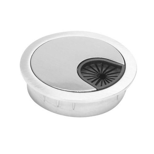 PC Computer Stainless Steel 50 Mm Diameter Desk Grommet