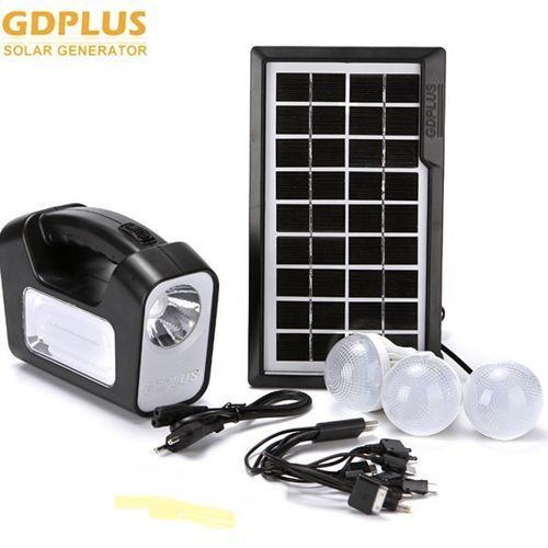 Solar Power Kit With 3 Bulbs & Charge Phone