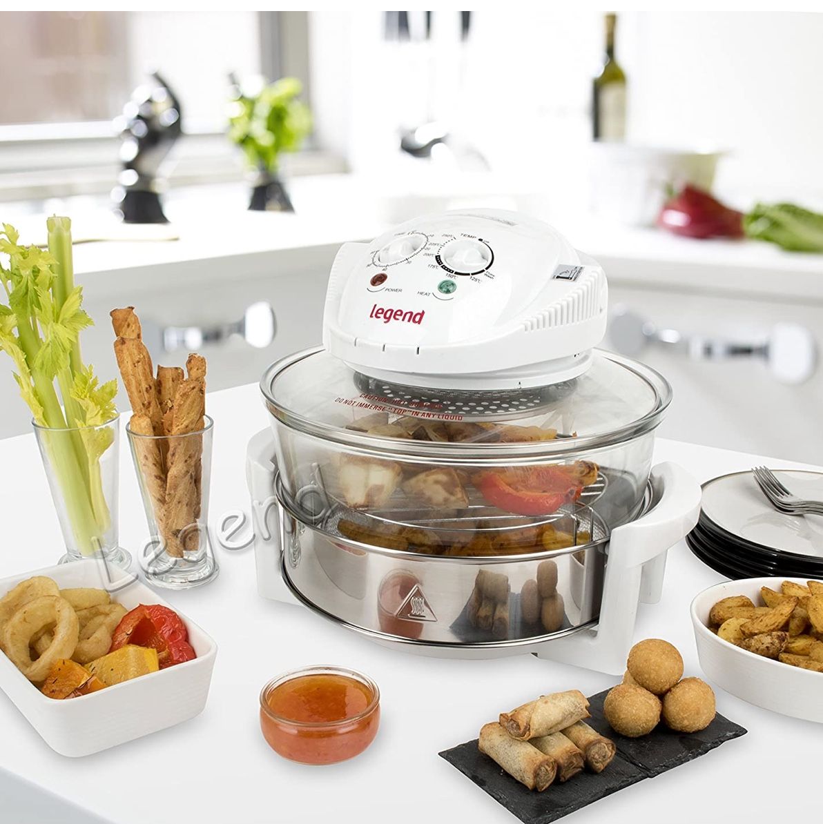 17L Multifunctional Convectional Airfryer Halogen Oven