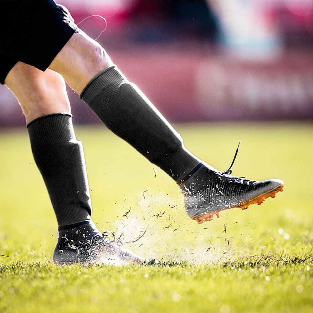 1Pair Shin Guard Socks Men Women Soccer Shin Socks