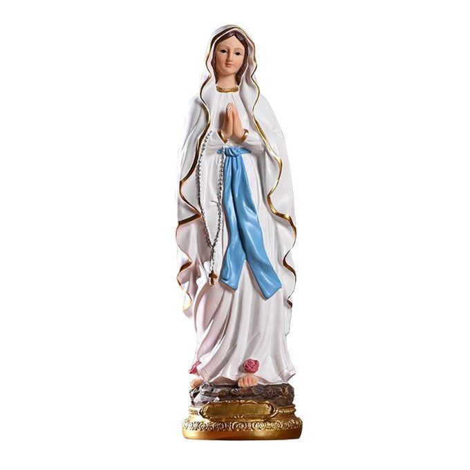 2pcs Statue Decoration Figure Mother Of God Holy Mary Holy Figure