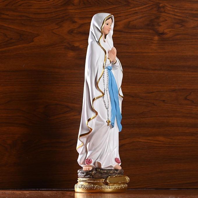 2pcs Statue Decoration Figure Mother Of God Holy Mary Holy Figure