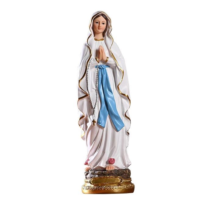 2pcs Statue Decoration Figure Mother Of God Holy Mary Holy Figure