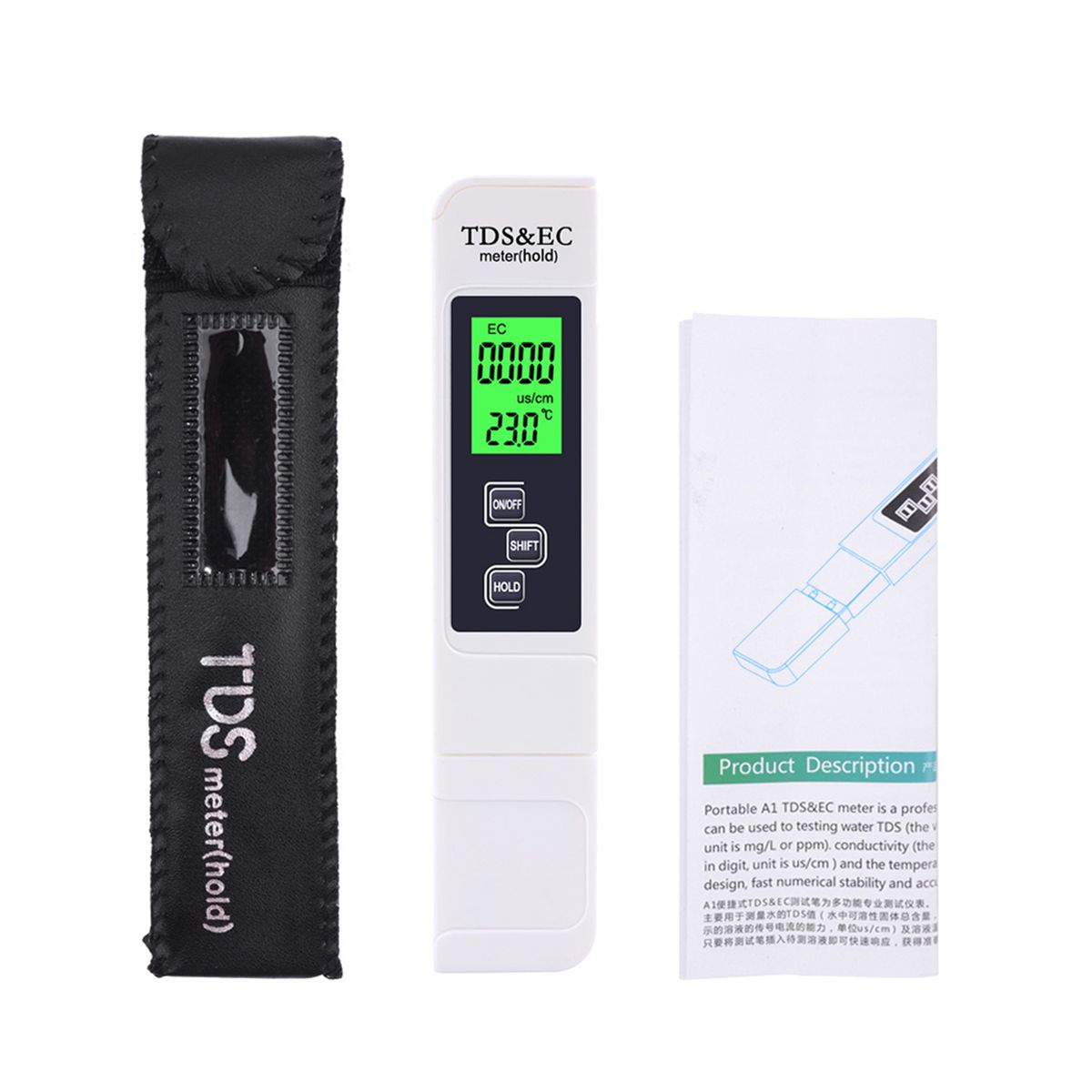 3-in-1 Multifunctional Water Quality Detector Portable TDS