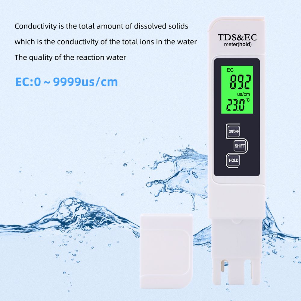 3-in-1 Multifunctional Water Quality Detector Portable TDS