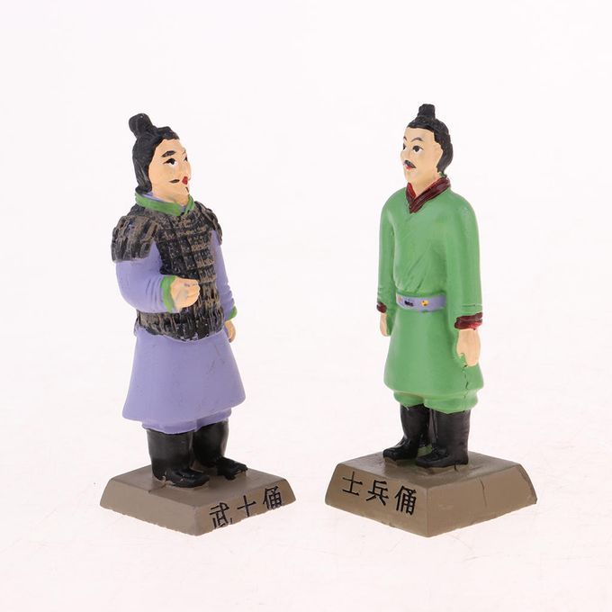 Terracotta Warriors Ancient China Dynasty Qin Terracotta Multicolor