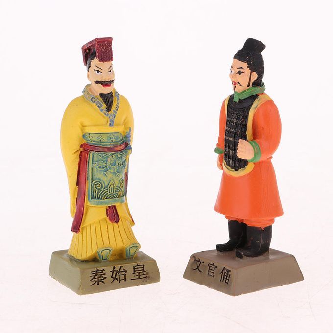 Terracotta Warriors Ancient China Dynasty Qin Terracotta Multicolor