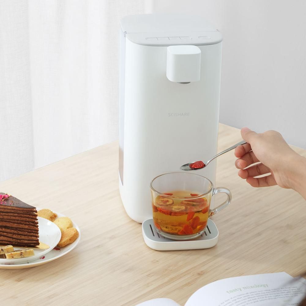SCISHARE Hot Water Dispenser Warm Instant Water Dispenser 4-gear Temperature LED Light 3L 2200W 220V