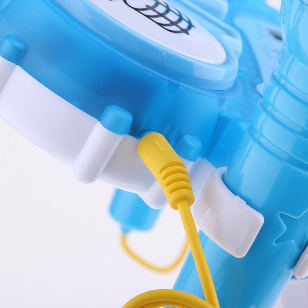 Kids Microphone Connect Smartphones 2 Microphones Singing Mic For Blue