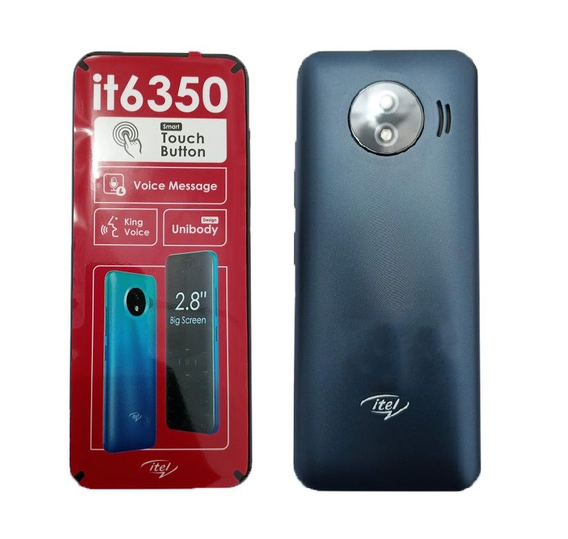 6350 2.8" Big Screen, Super Slim, 1500mAh JAVA Phone - Blue