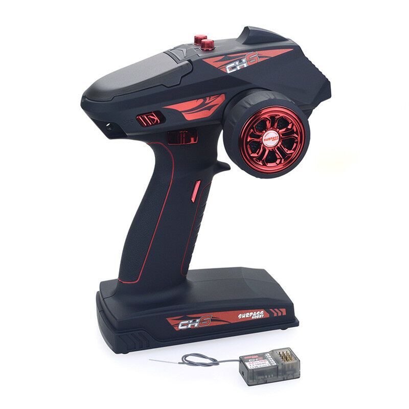 Share To: Surpass Hobby CH6 2.4G 4CH Super Response Transmitter Remote Control With Receiver For RC Car Boat Tank Water Skateboard