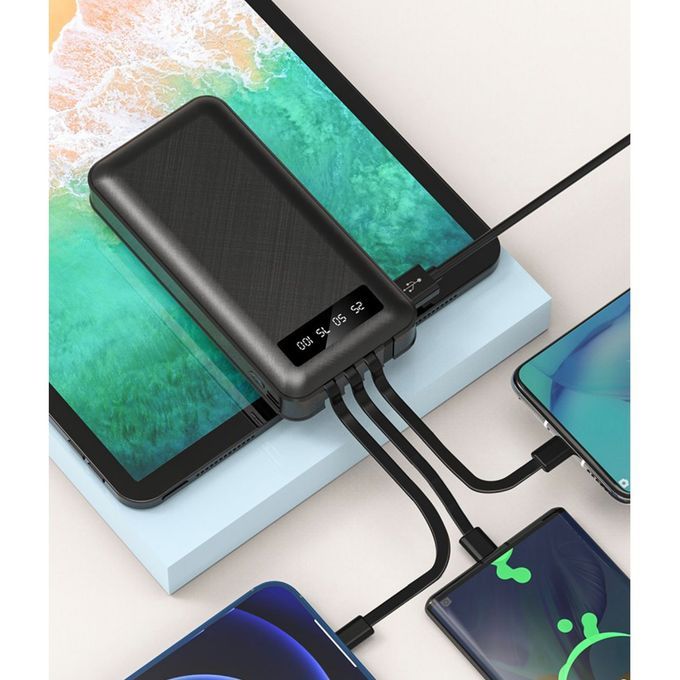 Large Capacity Portable Powerbank With LED Light & Flash Light Display For Mobile Phones {10000mah}