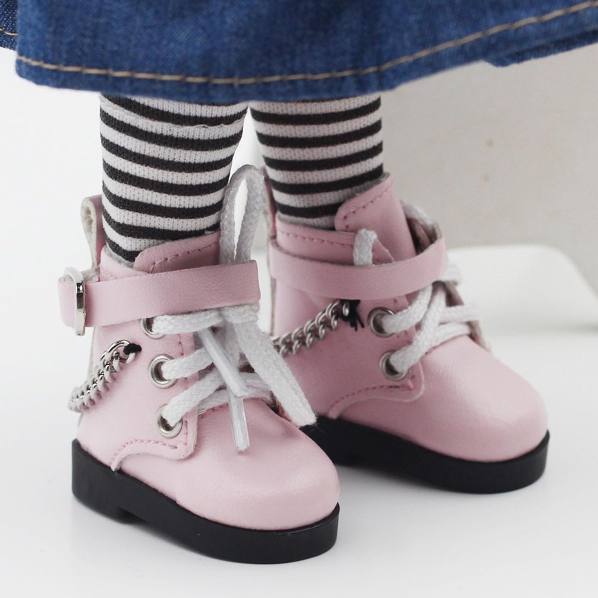 1 Pair Doll Shoes 16 BJD Doll Shoes Cute Doll Accessories Pink