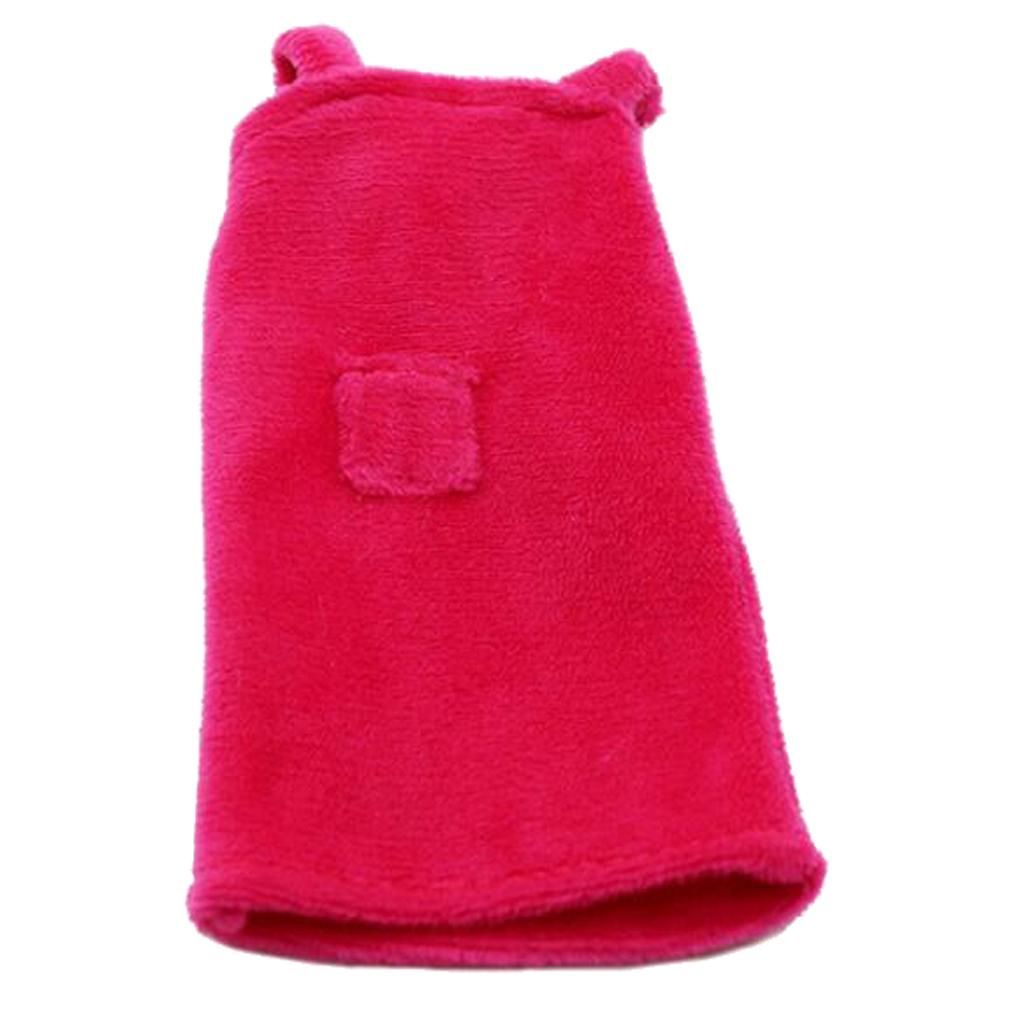 New Nightgown Pajamas Winter Wear Outfit For  Barbie Doll Rose Red