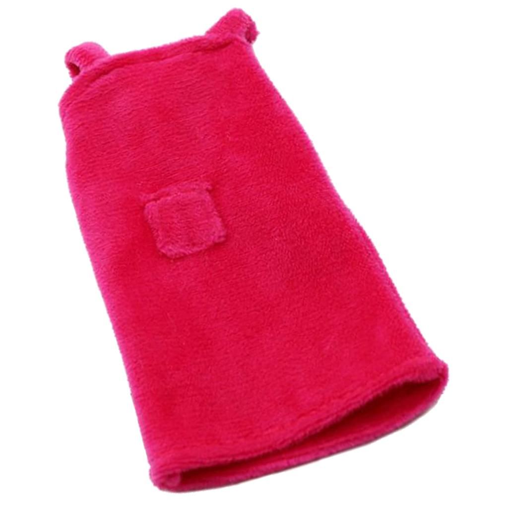 New Nightgown Pajamas Winter Wear Outfit For  Barbie Doll Rose Red