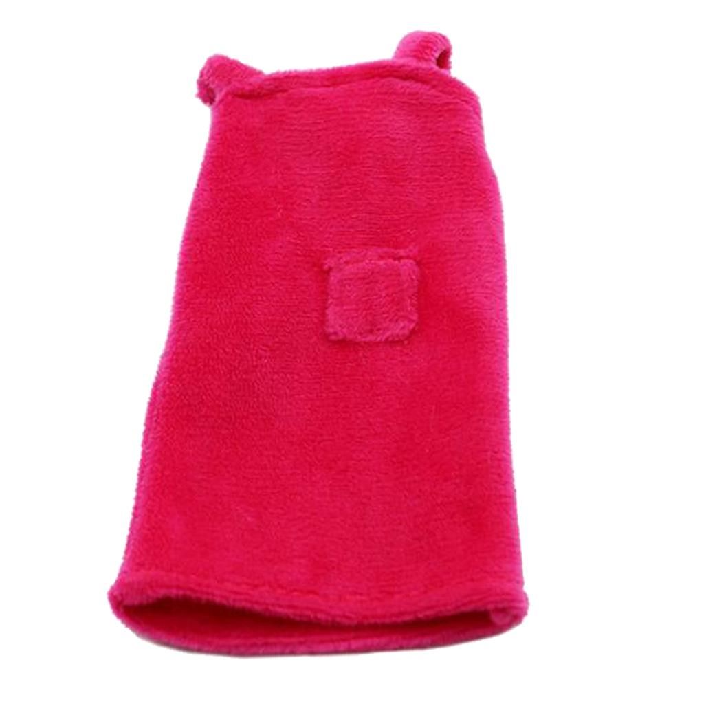 New Nightgown Pajamas Winter Wear Outfit For  Barbie Doll Rose Red