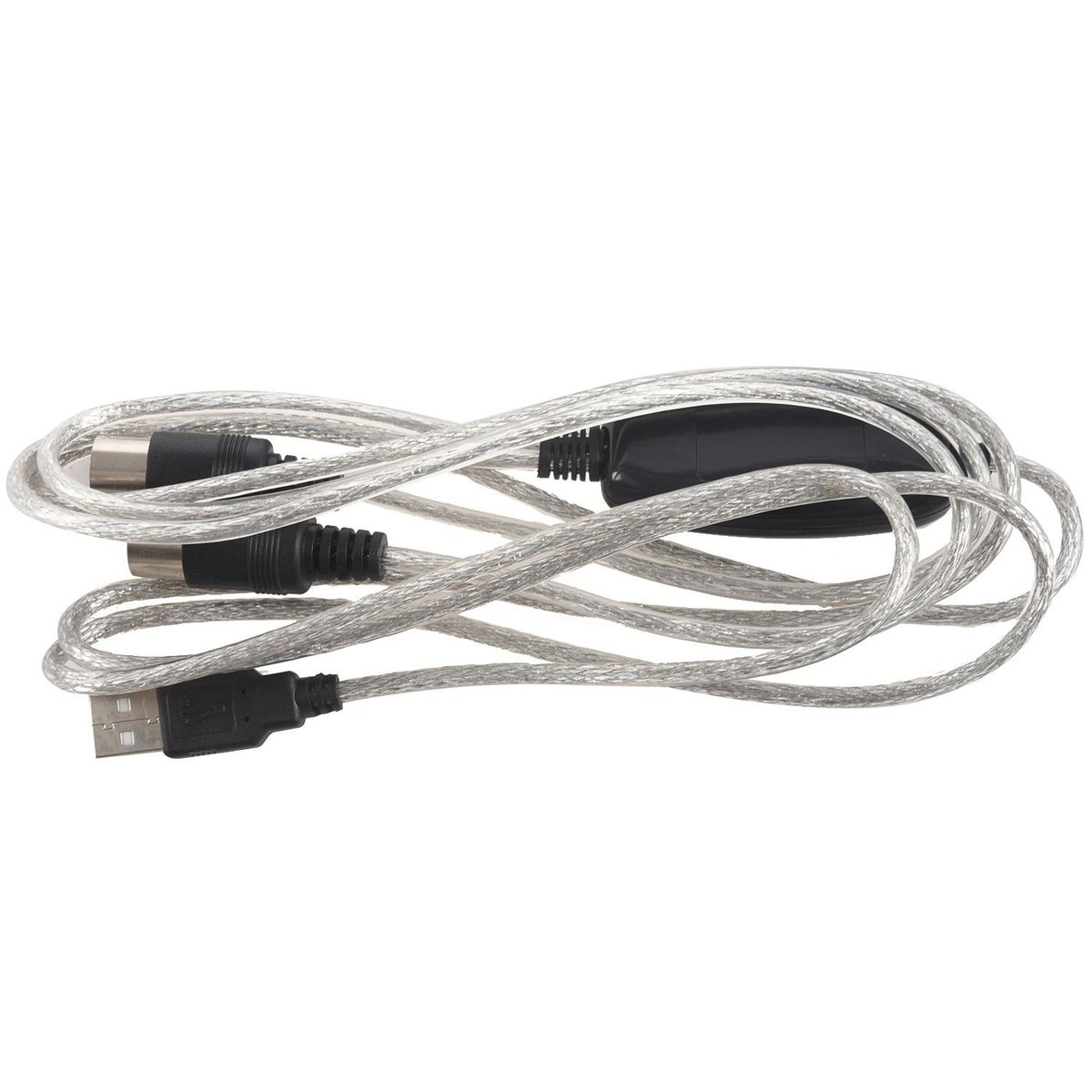 semoic USB IN-OUT MIDI Cable PC to Music Keyboard Adapter Co