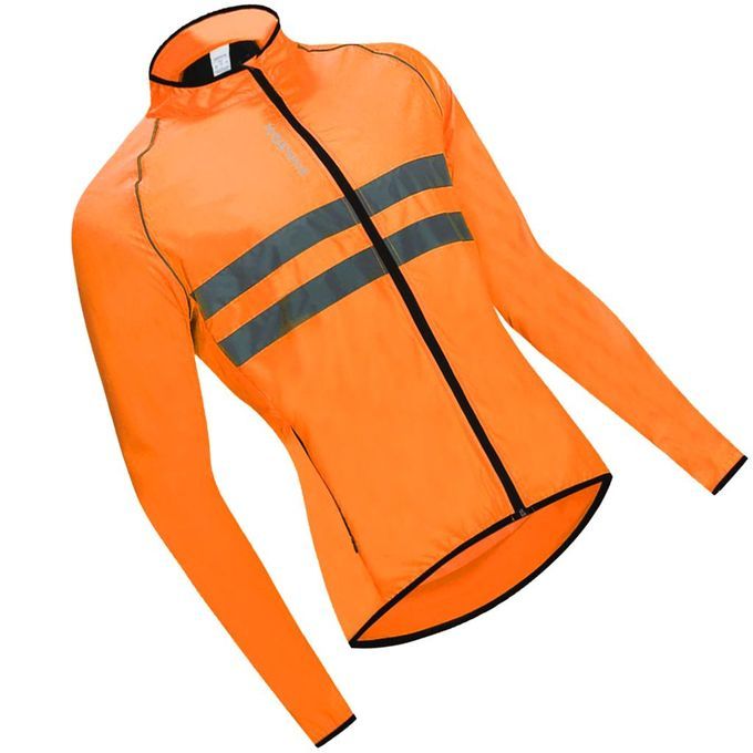 Cycling Jersey Tops Ong Sleeve Reflective Road Bike Bicycle Jacket L