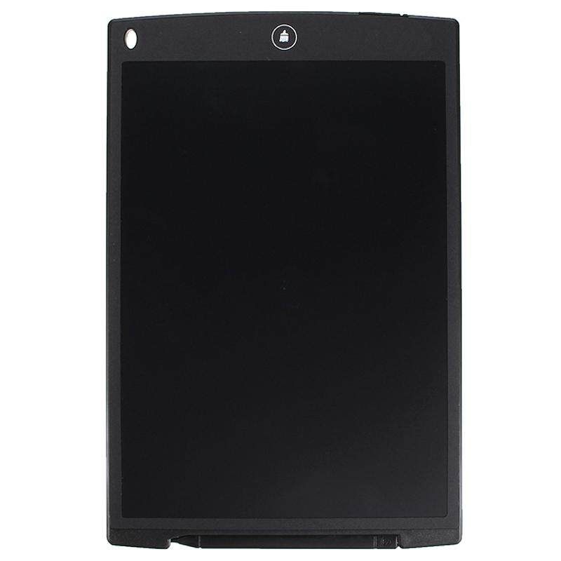 12'' Digital LCD Writing Drawing Tablet Board Pad Kids Notepad Writer Black (black)