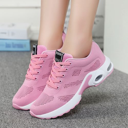 Big Size Womens Sneaker Female Dancing Shoes-White