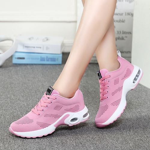 Big Size Womens Sneaker Female Dancing Shoes-White