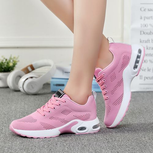 Big Size Womens Sneaker Female Dancing Shoes-White