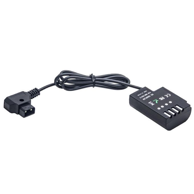 D-tap Cable With DMW-DCC12 DC Coupler For Panasonic Lumix DMC-GH5 GH4