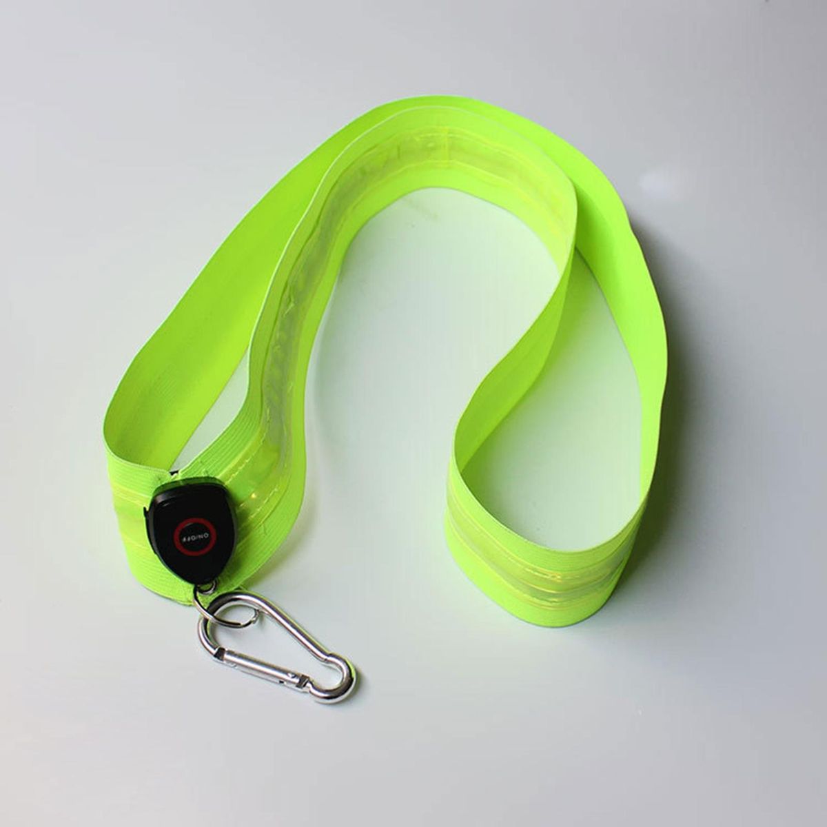 1 Set LED Shoulder Strap Fluorescent Green Light-emitting Crossband Fluorescent Green