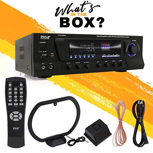 300W Digital Stereo Receiver System  AMFM Qtz Synthesized Tu