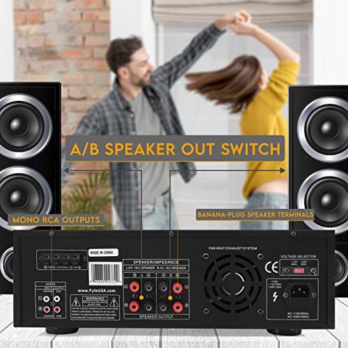300W Digital Stereo Receiver System  AMFM Qtz Synthesized Tu