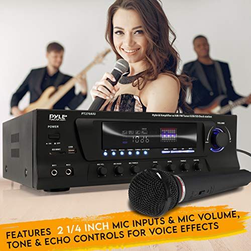 300W Digital Stereo Receiver System  AMFM Qtz Synthesized Tu