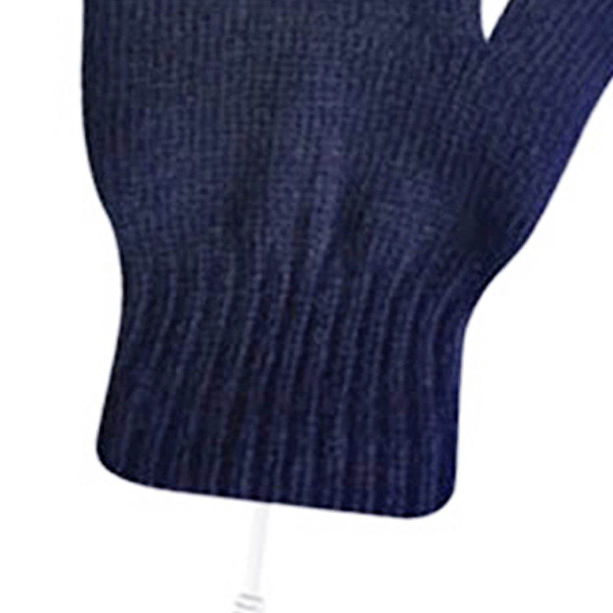 1 Pair Electric Gloves Knitted Warm Heated Thermal Gloves Blue