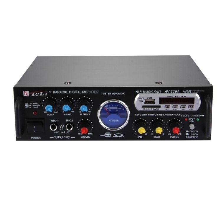 AV-339A 2CH HiFi Stereo Audio Amplifier