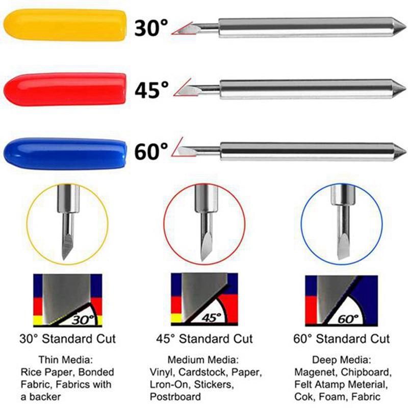 30/45/60 Degree for Cutting Plotter Vinyl Blade Cutter