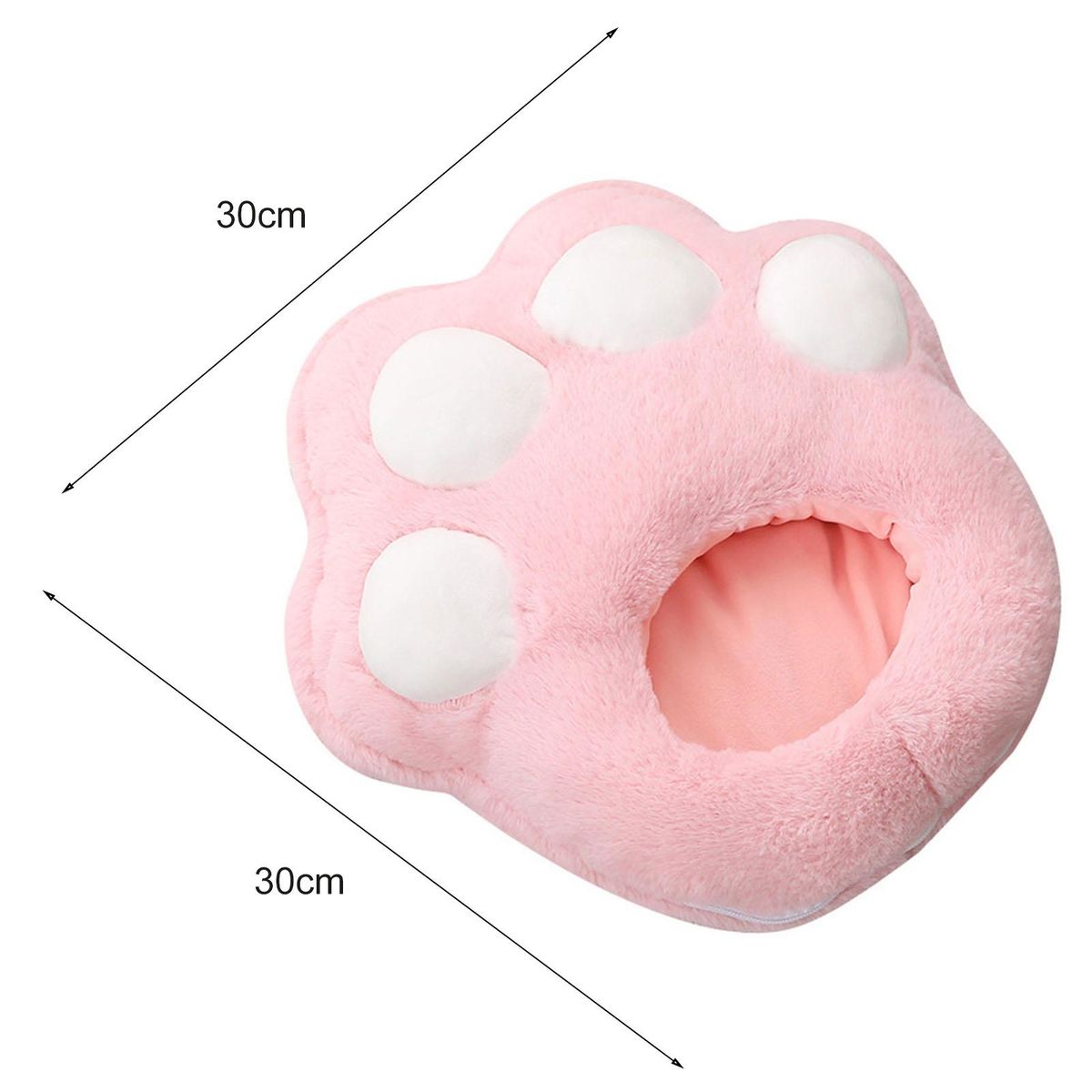 Electric Foot Heater Washable Winter Heating Pad Pink