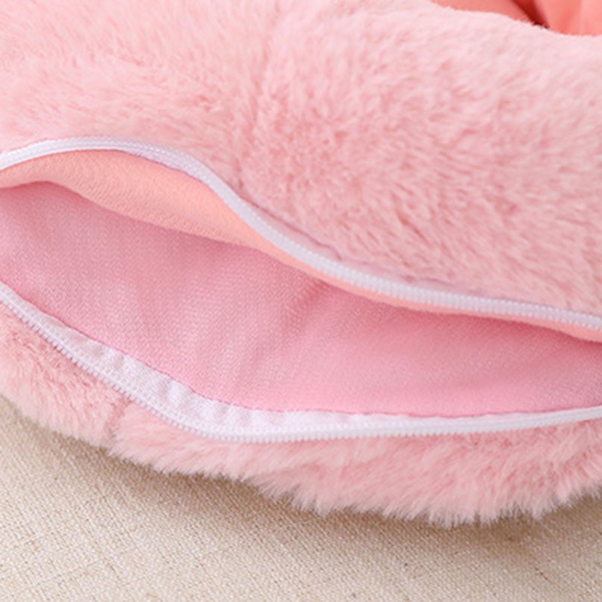 Electric Foot Heater Washable Winter Heating Pad Pink